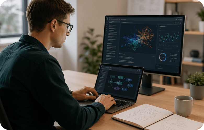 Learn from real-life tasks and projects
